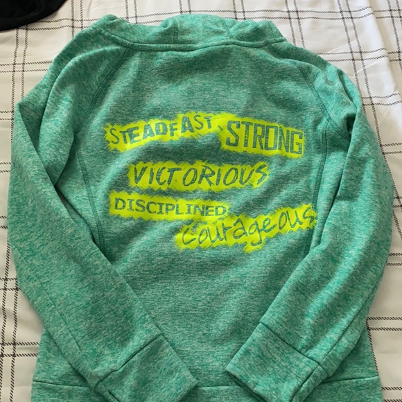 Green/Neon Yellow Hoodie - Picture 2 of 3